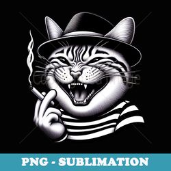 get high with its 420 somewhere weed cat smoking - sublimation png file