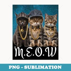 90s gangster rap cat hip hop retro - instant png sublimation download