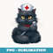 Cute Cat Nurse. Nurse Day Special Cat Nursing - Trendy Sublimation Digital Download