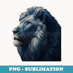 king lion artwork lover animals poster for men women kids - aesthetic sublimation digital file