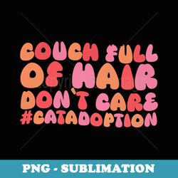 groovy cat adotion design for cat rescuer - signature sublimation png file