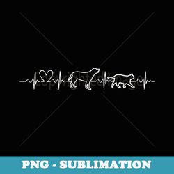 heartbeat love dogs cats pet vet veterinarian fun raglan baseball - modern sublimation png file