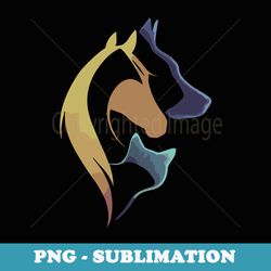 cute horse dog cat lover mothers day - special edition sublimation png file