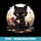 poker Cat Mystical Cat And Lunar Charms Kitten - PNG Sublimation Digital Download