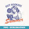 Hot Bookish Summer Trendy Vintage Bookish Retro - Modern Sublimation PNG File