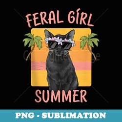 feral girl summer - professional sublimation digital download