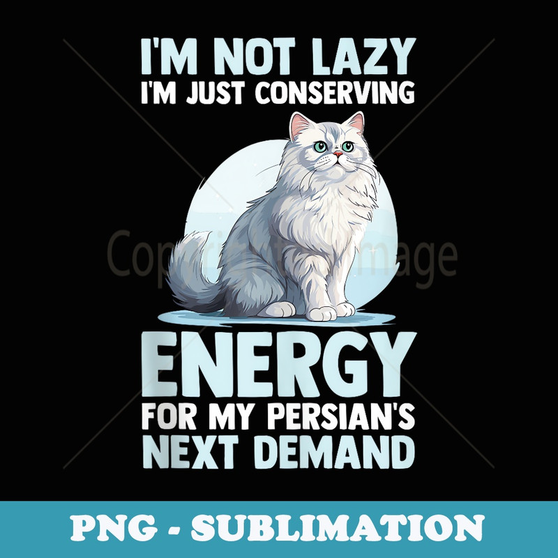 Cat Persian - Special Edition Sublimation PNG File