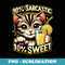 90 Sarcastic 10 Sweet cute cheeky kitten sipping lemonade - Exclusive PNG Sublimation Download