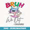 Bruh We Out Teachers Cat Tie Dye - Trendy Sublimation Digital Download