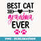 Best Cat Grandma Ever Cute Cats Owners Presents for Grandmas - Vintage Sublimation PNG Download