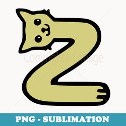 letter z alphabet cute feline cats - aesthetic sublimation digital file