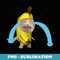 crying banana cat - PNG Transparent Sublimation Design