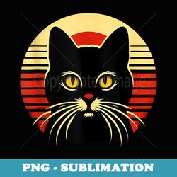 black cat mom mama retro wildlife happy mothers day 2024 - exclusive png sublimation download