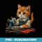 Funny Cat Tailor - Professional Sublimation Digital Download