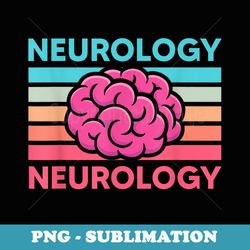 retro neurology vintage neuroscience neurologist - instant sublimation digital download