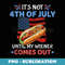 US Hotdog Its Not 4th Of July Until My Weiner Comes Out USA - Modern Sublimation PNG File