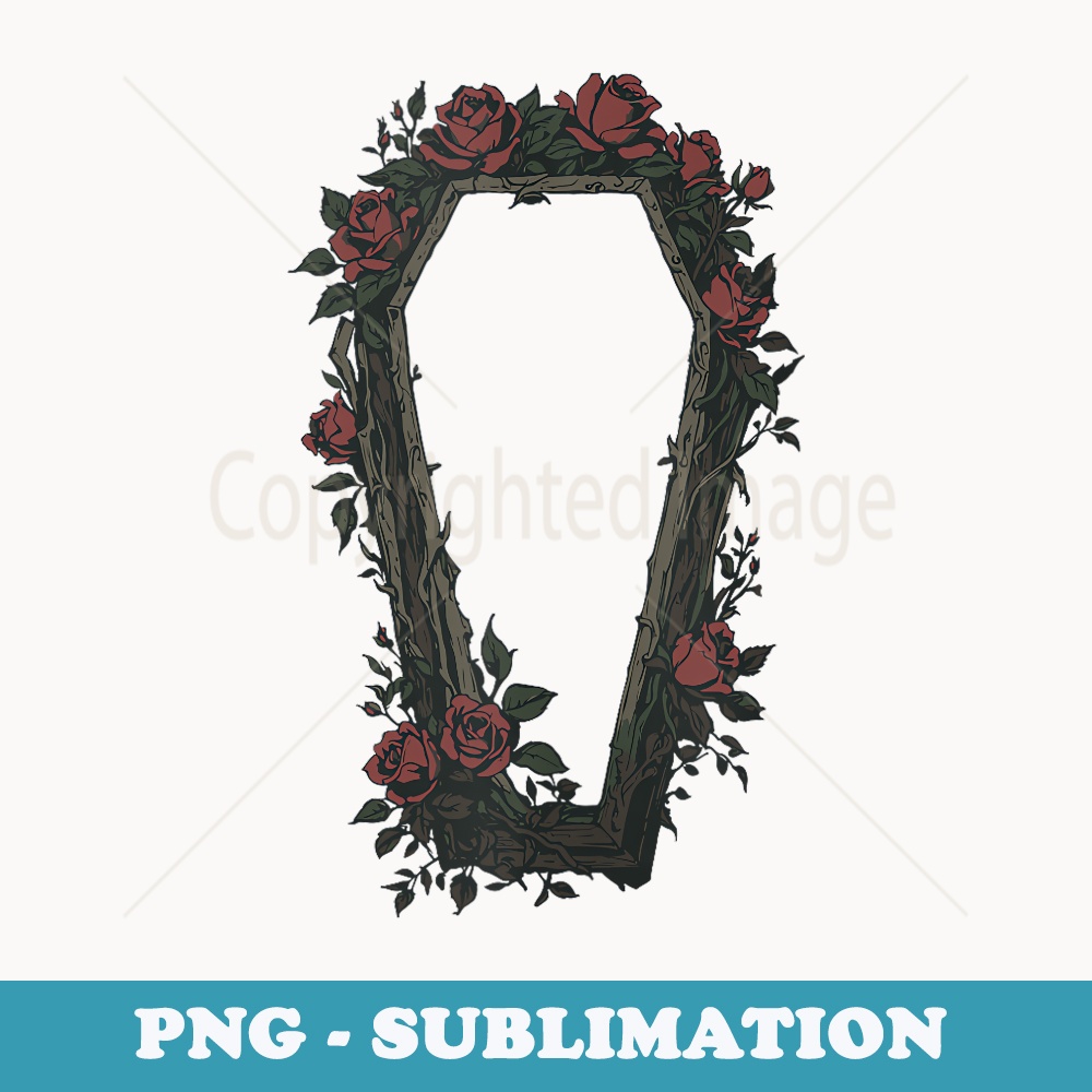 Gothic Roses Cute Aesthetic Goth Anime Manga Retro - Instant PNG Sublimation Download