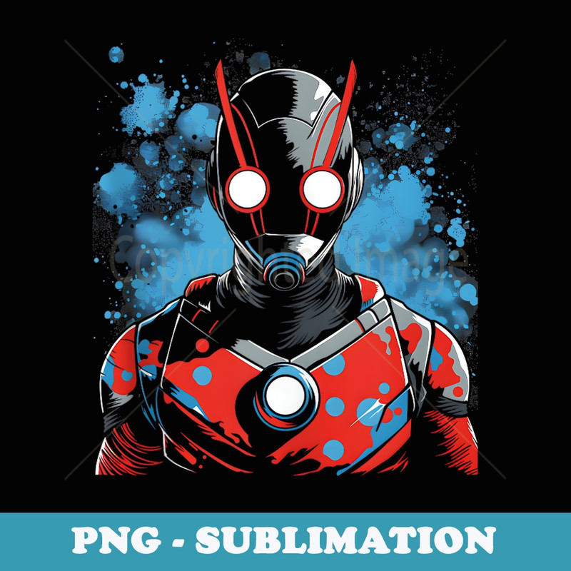 Galaxy Protector Ultra Super Hero Robot - Artistic Sublimation Digital File