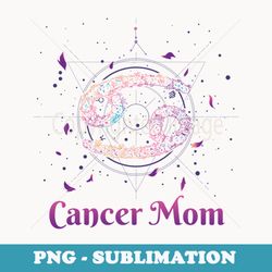 cancer mom zodiac floral celestial horoscope mothers day - trendy sublimation digital download