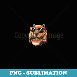 capybara ramen rodent kawaii neko japanese noodles aesthetic - trendy sublimation digital download