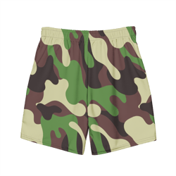 military camouflage nature men's swim trunks