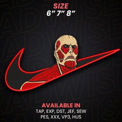 colossal inspired embroidery design