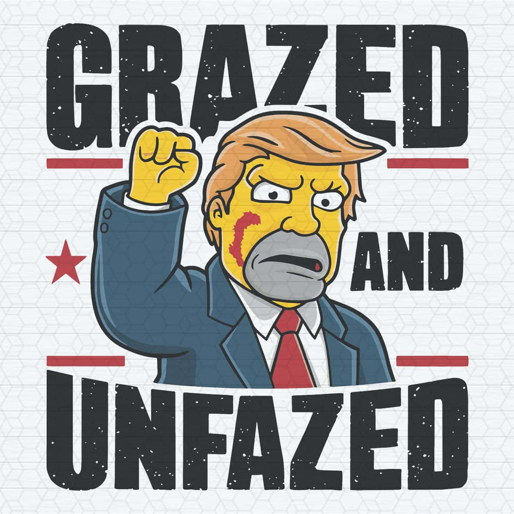 Simon Family Donald Trump Grazed And Unfazed SVG.jpg