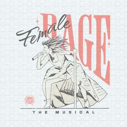 female rage the musical world tour 2024 svg
