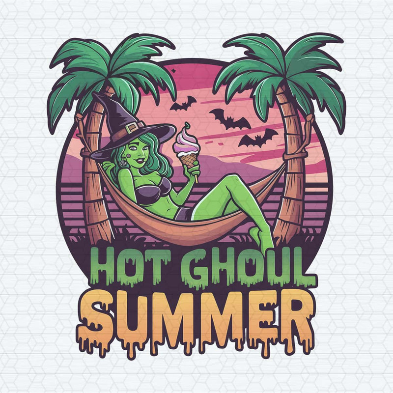 Hot Ghoul Summer Spooky Season PNG.jpg
