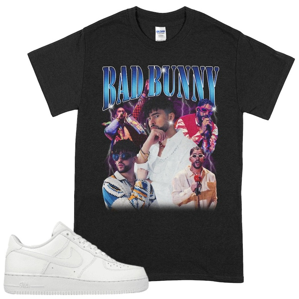 Limited BAD BUNNY Shirt Vintage 90s Grapic Tee Unisex Bad Bunny Un Verano Tshirt Bootleg horror Bad Bunny Sweatshirt.jpg