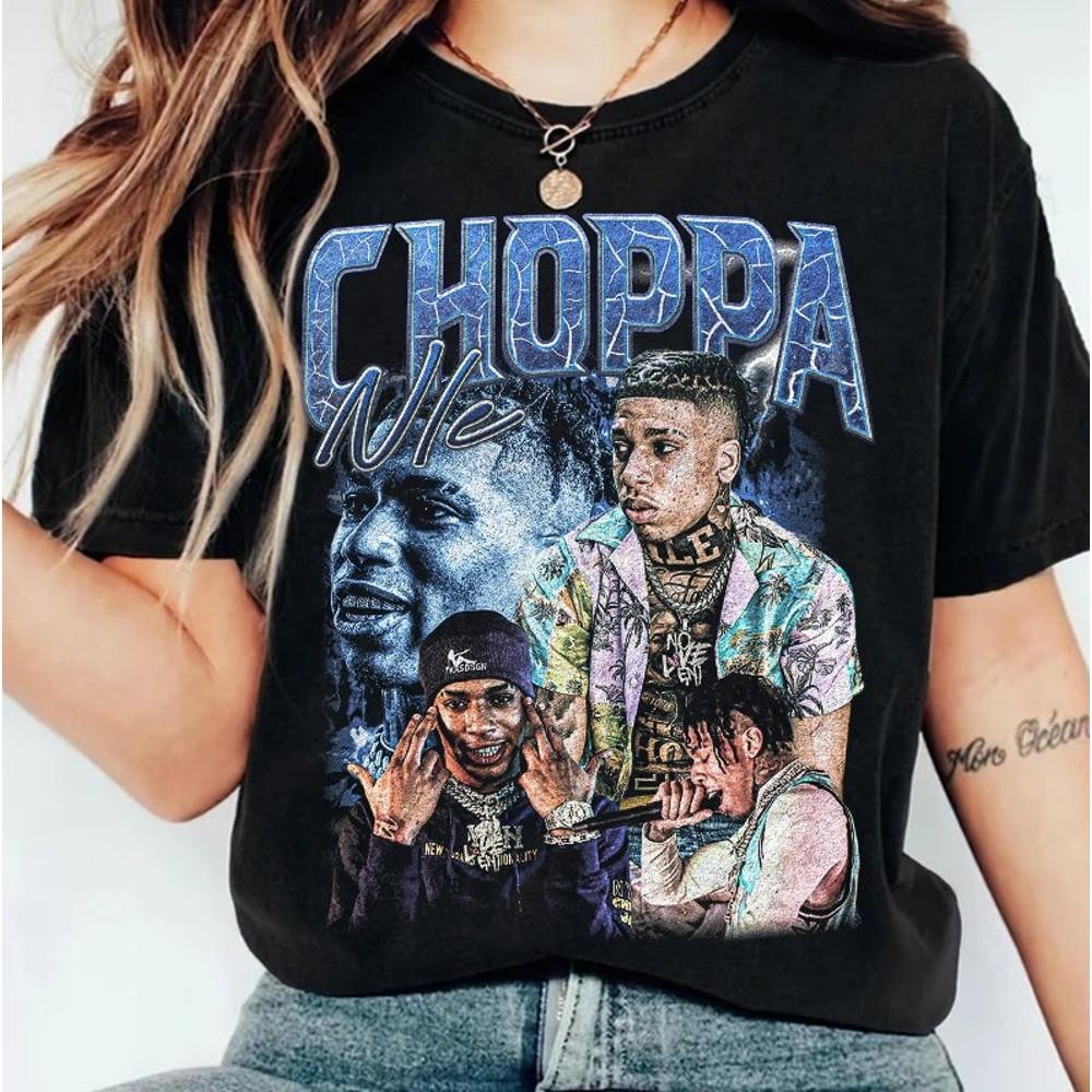 Nle Choppa T Shirt, Unisex Rap Hip Hop Shirt, Nle Choppa Merch, Nle Choppa Graphic T Shirt, Streetwear Shirt, Top Shotta Tee.jpg