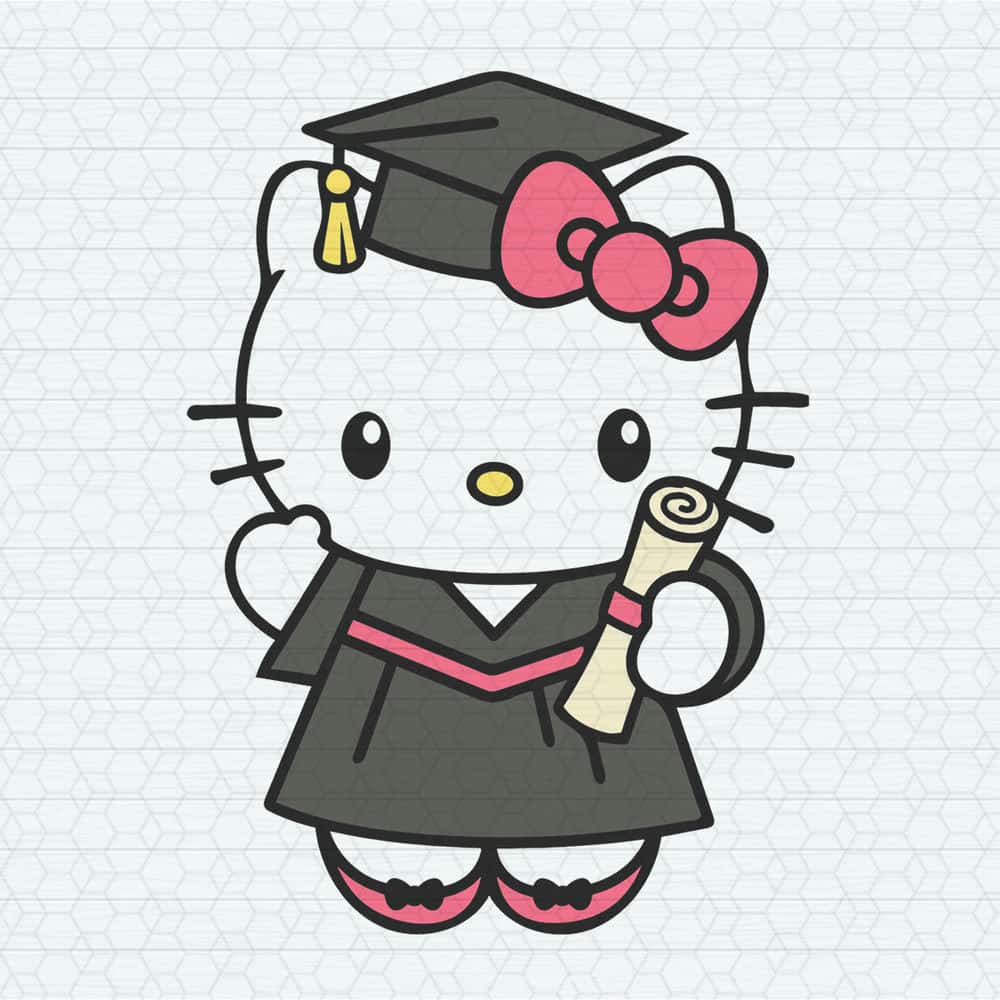Graduate Hello Kitty Svg Senior Svg School Svg.jpg