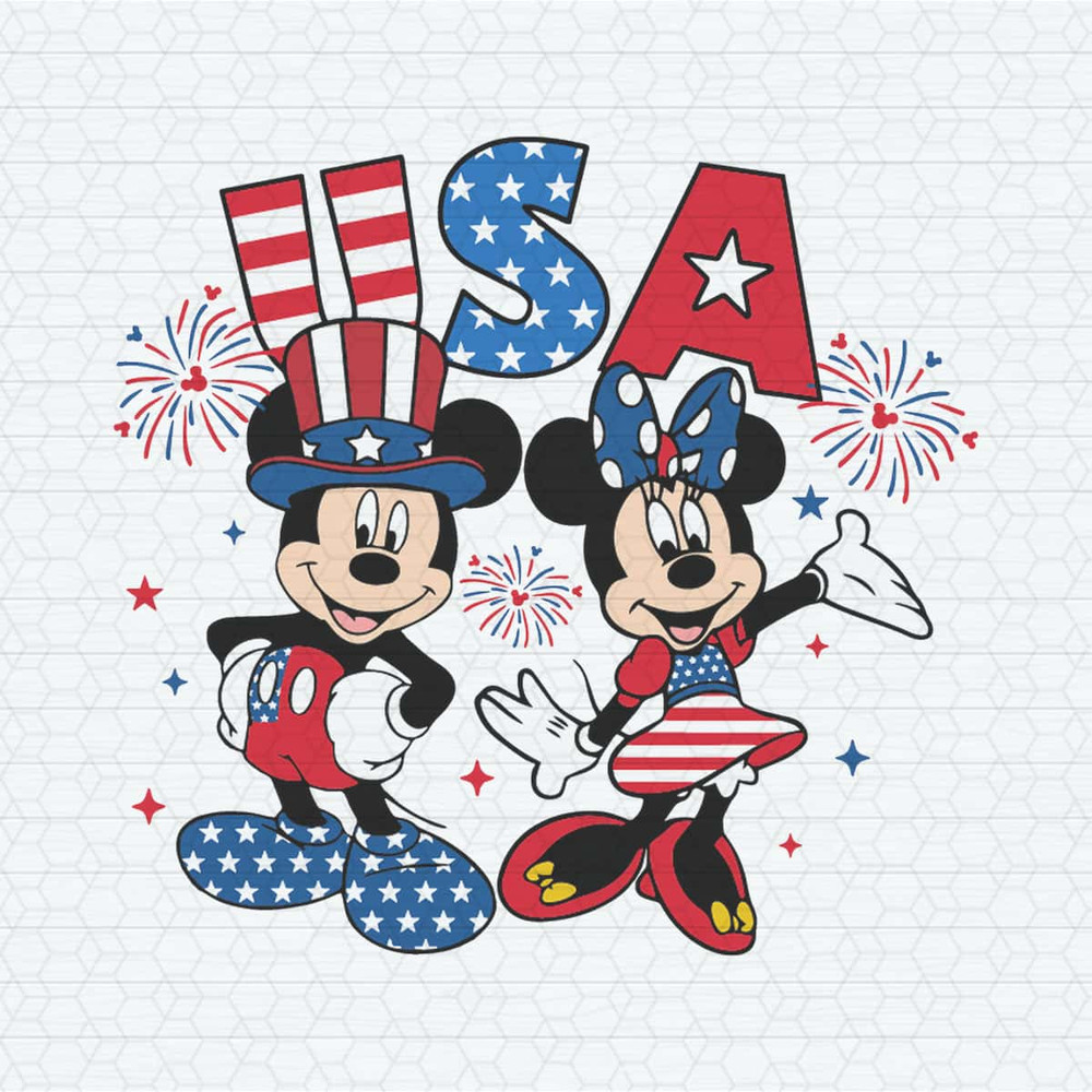 USA Mickey Minnie Independence Day SVG.jpg