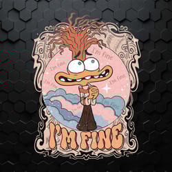 i'm fine anxiety inside out disney emotions png1