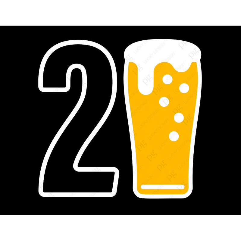 Beer 21 Birthday Svg Png, Cheers Beers To 21 Years Svg, 21st Birthday Svg, Funny Birthday Gift Digital Download Sublimation PNG & SVG Cricut.jpg