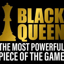 black queen the most powerful piece of the game svg, the most powerful chess svg, digital download dtg sublimation cricu