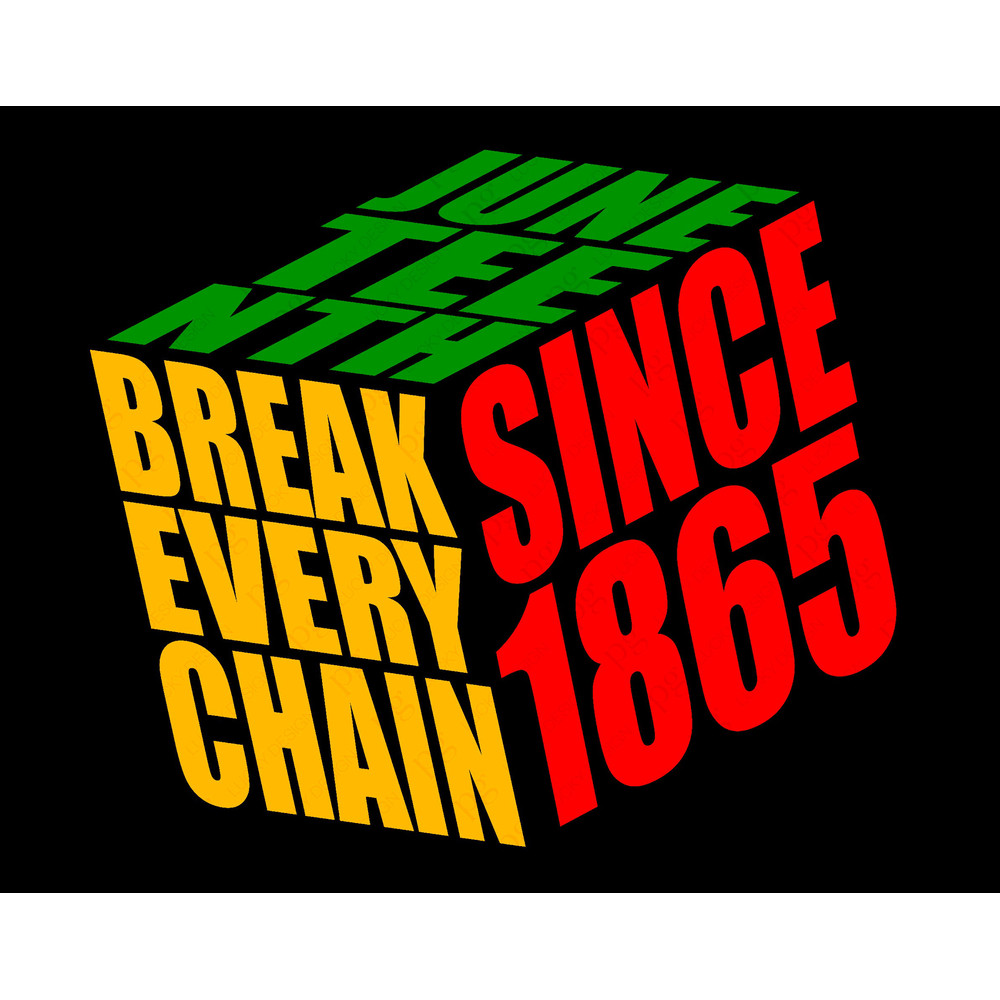 Break Every Chain Svg Png, Juneteenth Svg, Since 1865 Svg, Black History Month Gift Idea Digital Download Sublimation Cricut File SVG & PNG.jpg