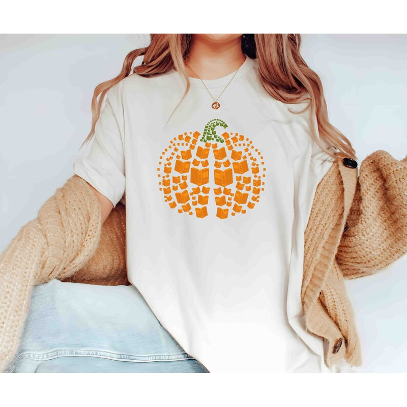 Books and Pumpkin PNG, Book Pumpkin Png, Book Pumpkin Png, Book Halloween Png, Book Halloween Png, Love Book, Book Shirt2.jpg
