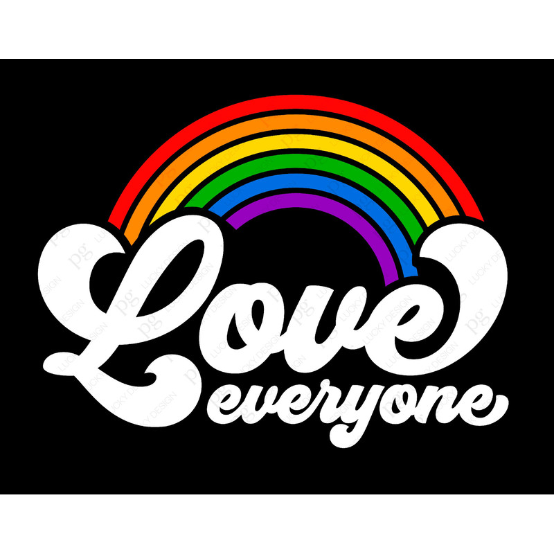 Love Everyone Svg Png, Be Kind Svg, Inclusion Matter Svg, Rainbow Svg Diversity Month Digital Download Sublimation PNG & SVG File For Cricut.jpg