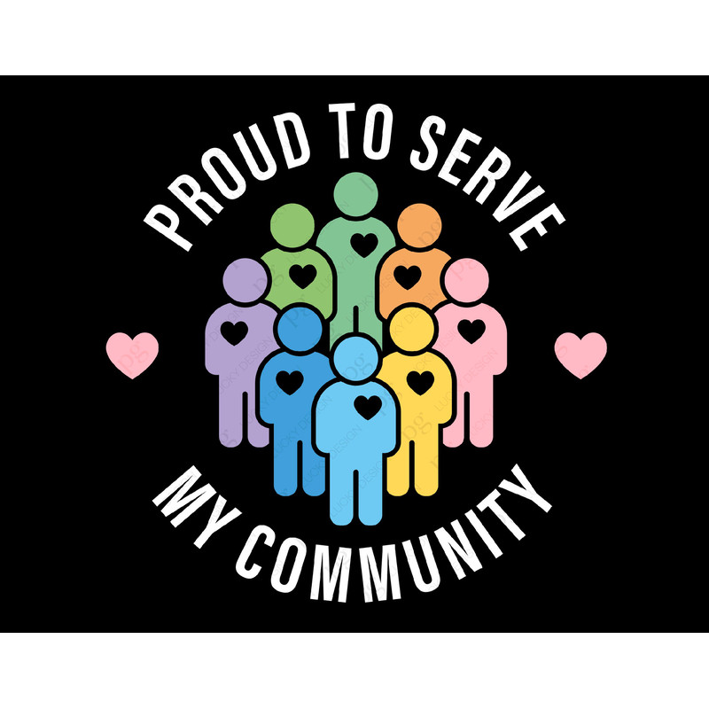 Proud To Serve My Community Svg Png, Volunteer Svg, Volunteer Appreciation Gift Idea Digital Download Sublimation PNG & SVG File For Cricut.jpg