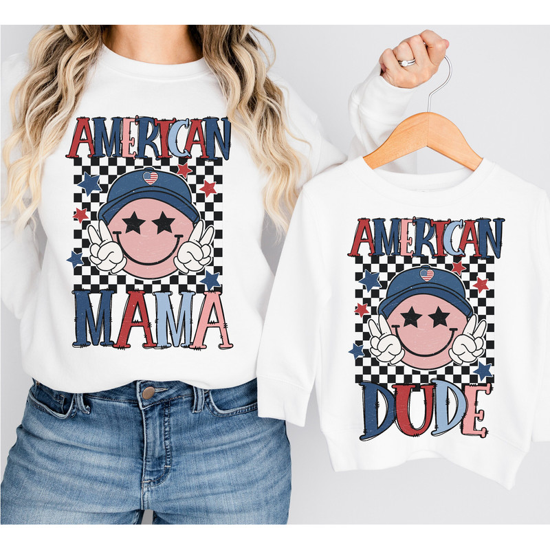 American Mama and Dude png, Independence Day Sublimation, 4th of July tshirt PNG, Boy Sublimation, Boy png, Kids sublimation,Sublimation.jpg