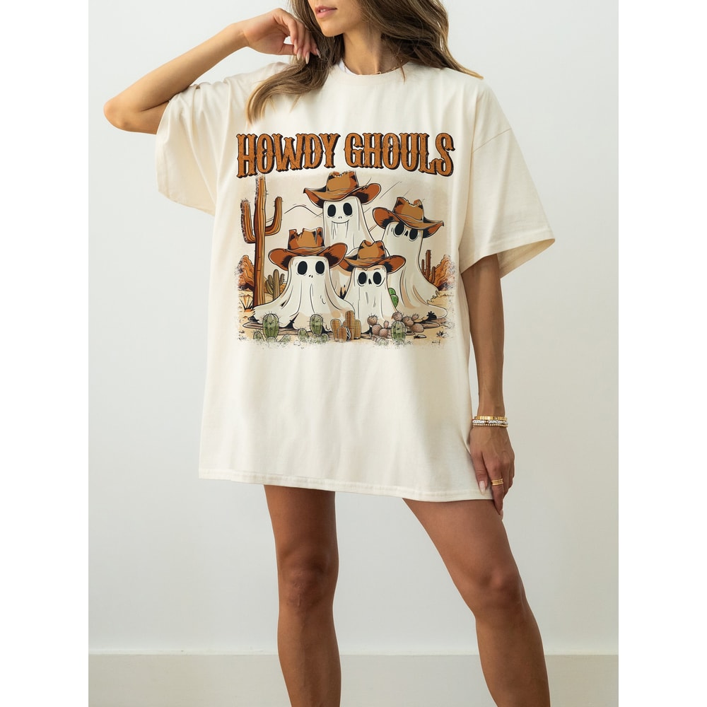 Halloween png, Western Halloween png, Howdy Ghouls Png, Printable halloween png files, Cowboy ghost png, Spooky png, Ghost png files.jpg