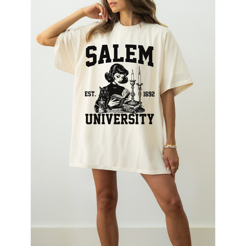 Salem University Png, Halloween Sublimation Shirt Design, Halloween png, Halloween Witchy png, Spooky Season, Halloween png download.jpg