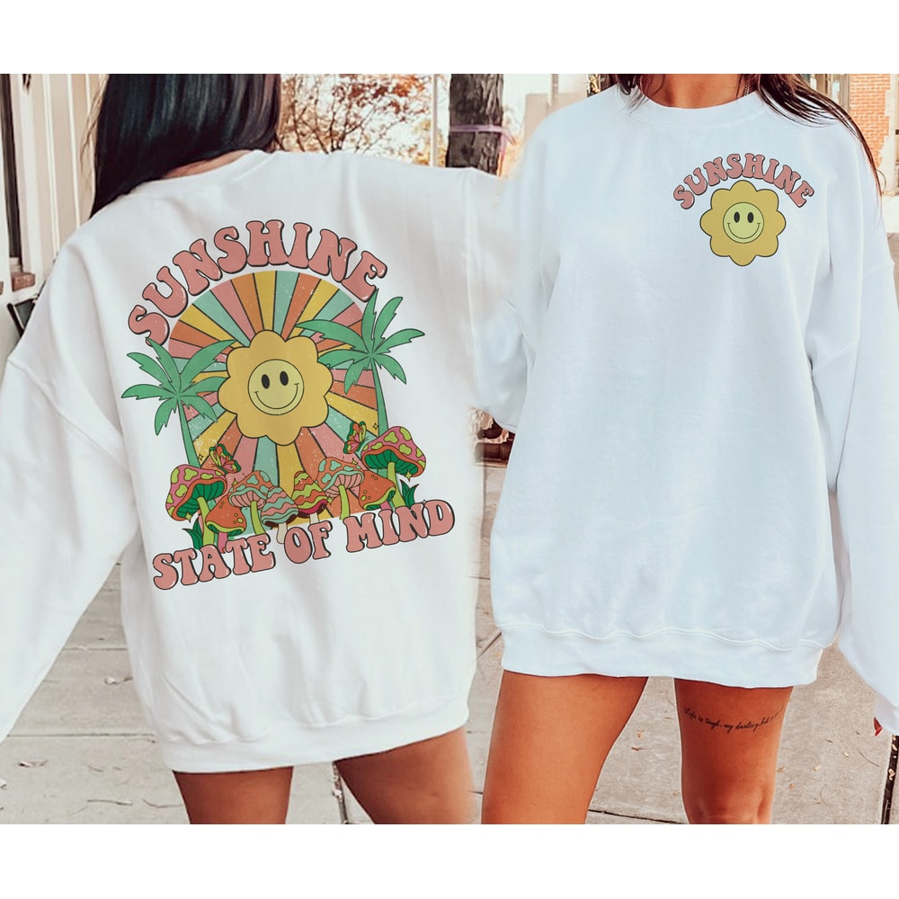TRENDY Sunshine State of Mind PNG Sublimation, Palm Summer T-Shirt Front Back Design Png, Groovy happy Face Png, Sumer Mushroom, Popular Png.jpg