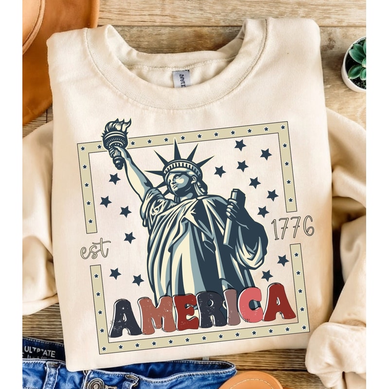 Retro Fourth of July Png, 4th of july png, Fourth Of July Png, Western 4th of July Png, USA png, Country Western png, Digital Download.jpg