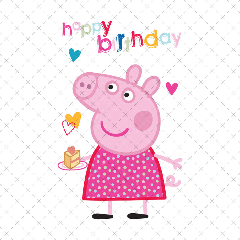 Peppa Pig Cake, Peppa Pig Birthday, Peppa Pig SVG, Peppa Pig Family, Peppa Pig For T-Shirts, Kids Birthday Celebration, Digital File.jpg