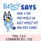 Bluey Says Quotes Summer Vibes Rad Positive Inspirational Affirmations PNG Sublimation Trendy Graphics Design Kids Toddlers Birthday Shirt.jpg