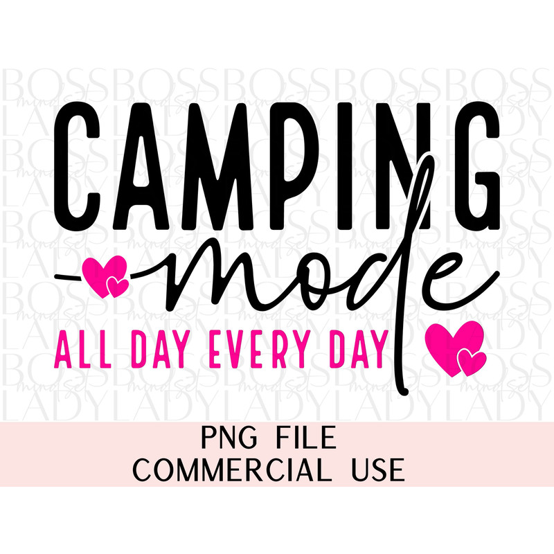 Camping Mode Funny Family Summer Vacation 2024 Vacay Camp Life SVG PNG Sublimation Cricut Friendly Trendy Graphics Instant Downloadable.jpg