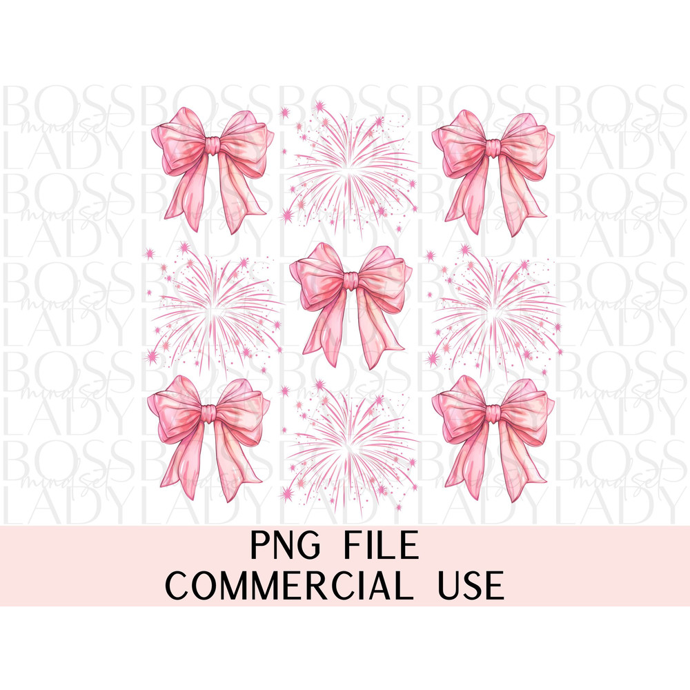 Coquette Girly 4th of July Social Club Summer Pink Fireworks American Cowgirl Country Trendy PNG Sublimation Instant Downloadable File.jpg