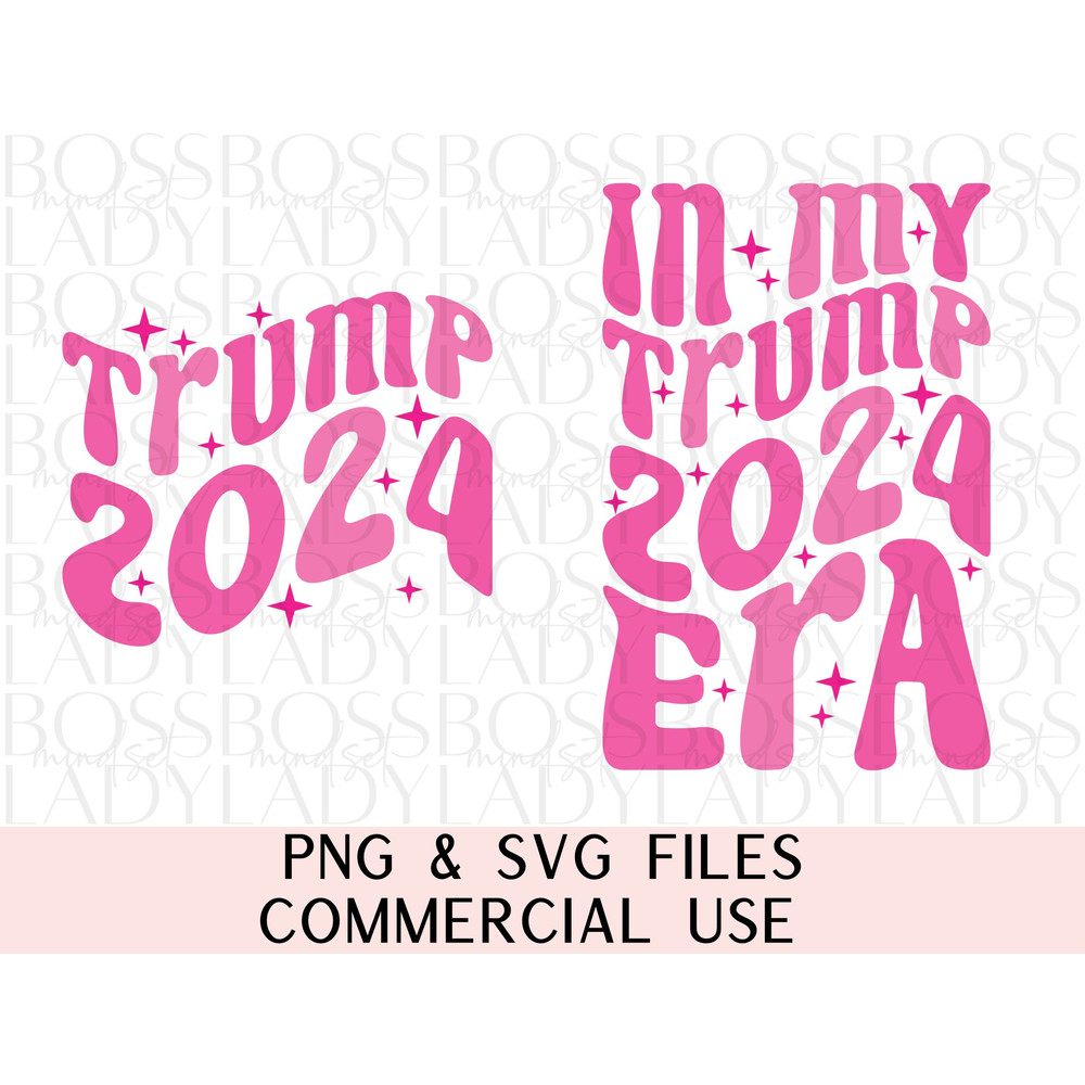 Daddy's Home In My Trump Era 2024 Pink Preppy Maga Make America Great Again Retro PNG SVG Sublimation T Shirt & Faux Hat Patch Design.jpg